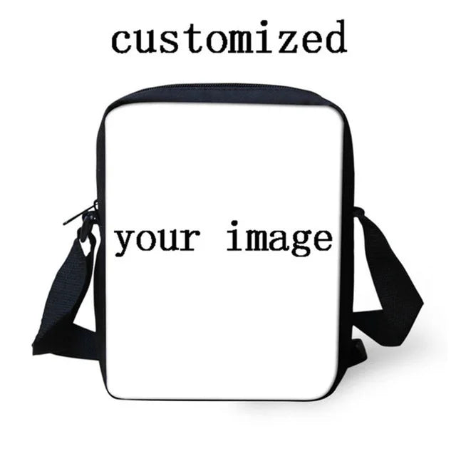 Cartoon Nurse Print Messenger Bag Women Lady Casual Flap Small Flat Shoulder Bag