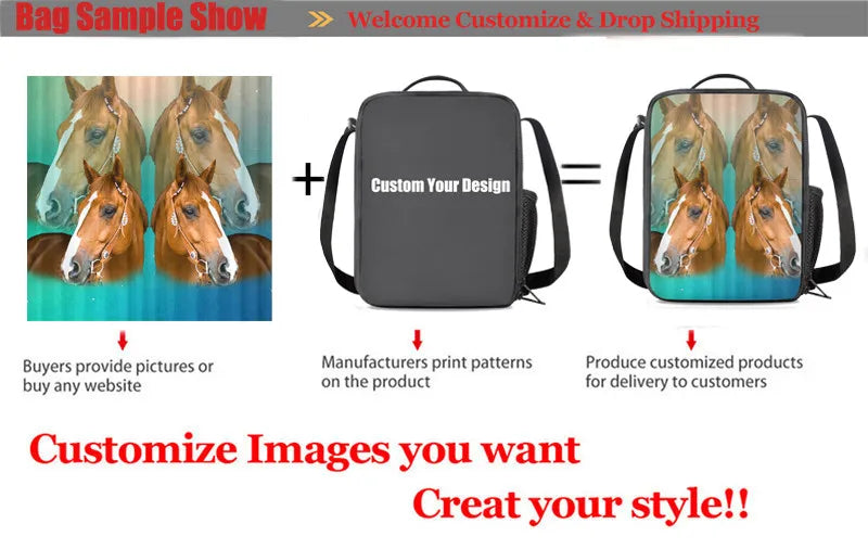 Cartoon Nurse Print Messenger Bag Women Lady Casual Flap Small Flat Shoulder Bag