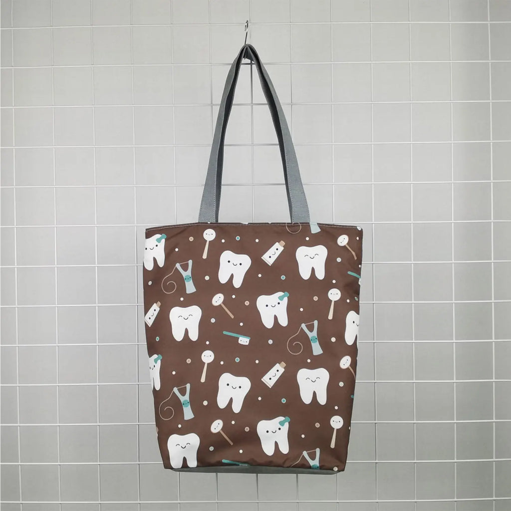 Cartoon Nurse Teeth Shoulder Bag for Women