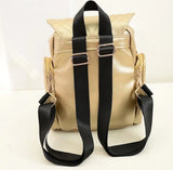 Cartoon Owl Flap PU Backpack Shoulder Small Backpack Multi-Function