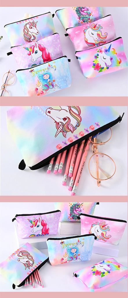 Unicorn Drawstring Storage Bag Travel Backpack