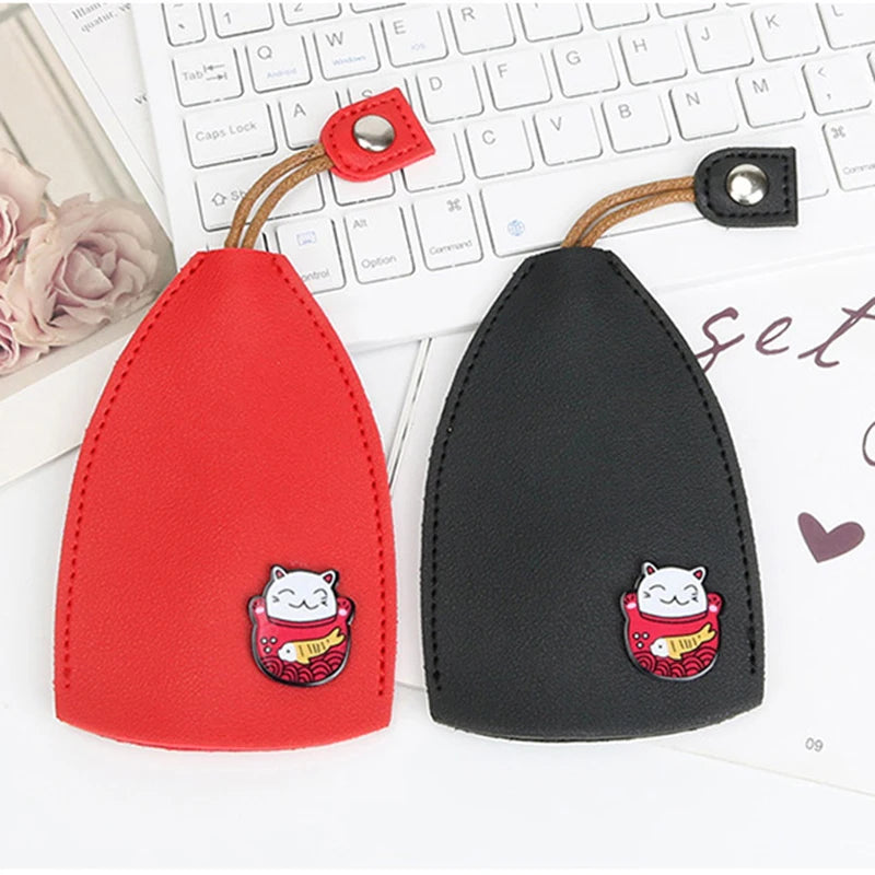 Cartoon PU Leather Key Bag - Unisex Key Wallets