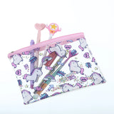 Cartoon PVC Cosmetic Case Unicorn Envelope Bag