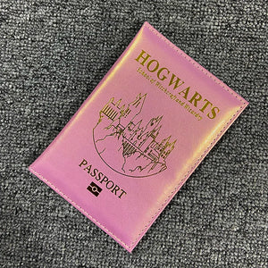 Cartoon Passport Cover Pu Leather Travel Wallet Holder (Free Engraving)