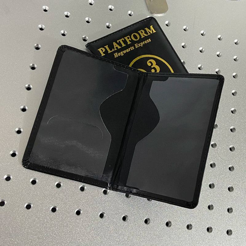 Cartoon Passport Cover Pu Leather Travel Wallet Holder (Free Engraving)