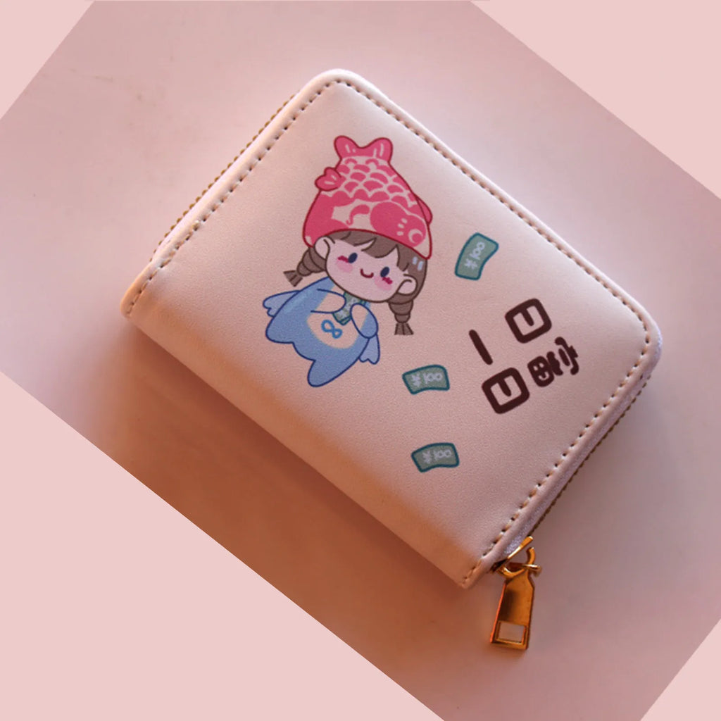Cartoon Pattern Card Bag Card Slot Holder Wallet