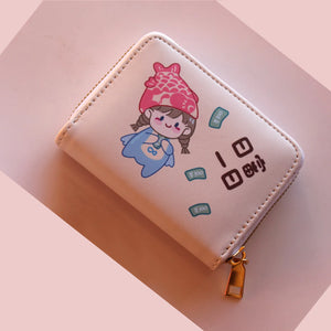 Cartoon Pattern Card Bag Card Slot Holder Wallet