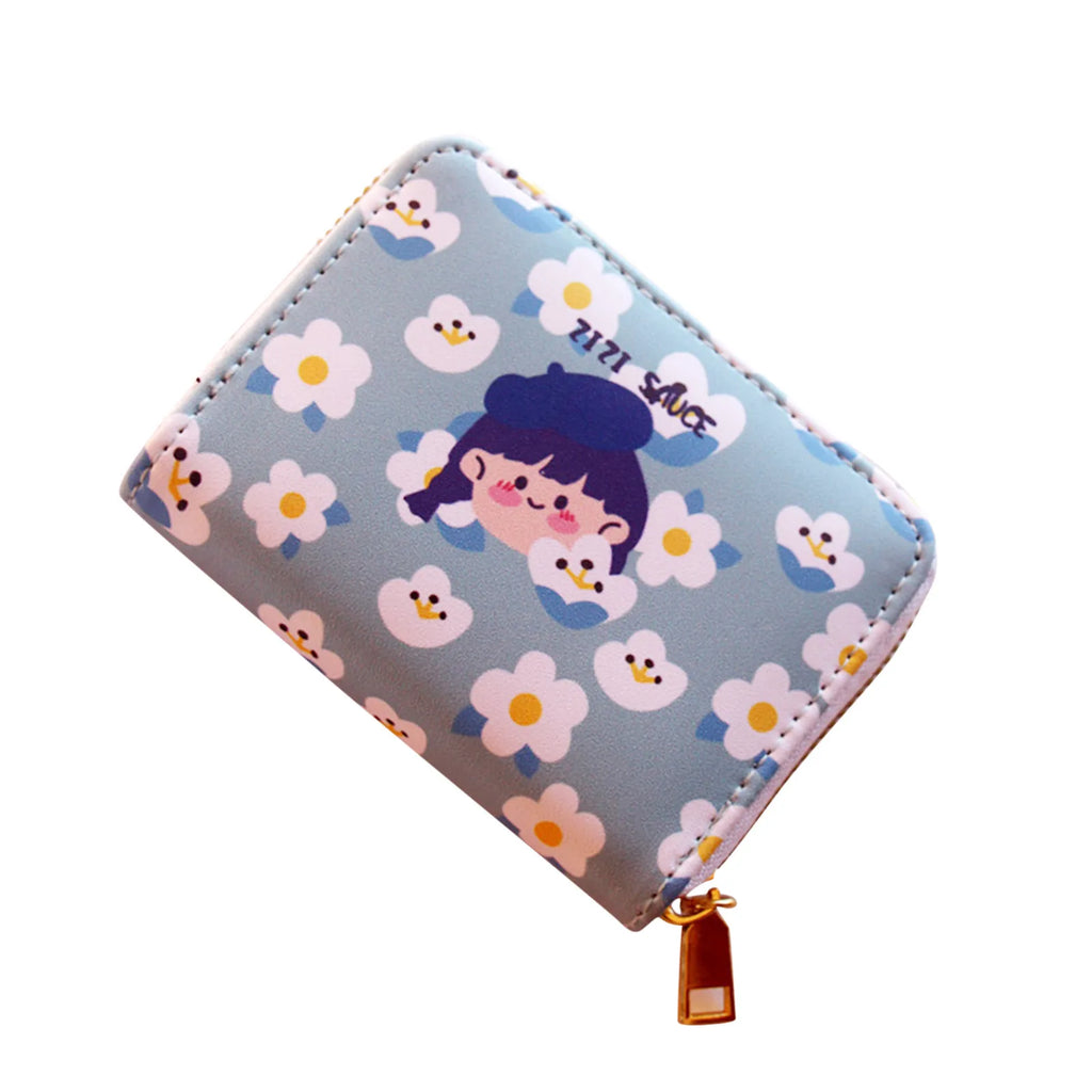Cartoon Pattern Card Bag Card Slot Holder Wallet