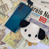Cartoon Plush Coin Purse Wallet Pendant Data Line Pouch Lipstick Storage