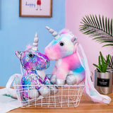 Cartoon Plush Toy Backpack Girls' Mobile Phone Wallet Plush Bag