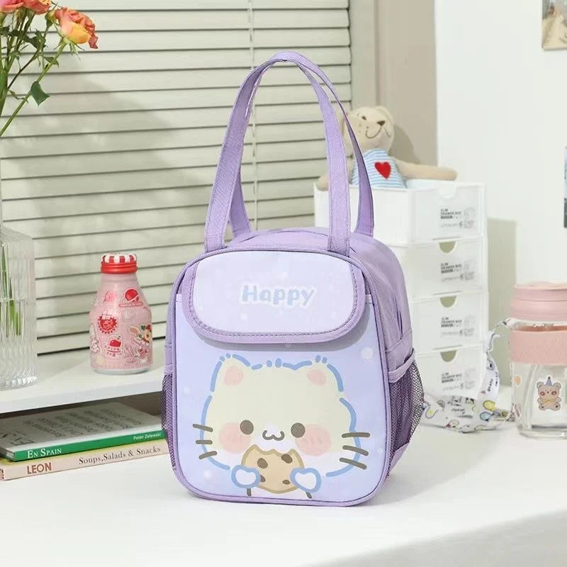 Cartoon Portable Lunch Bag Aluminum Foil Insulated Lunch Box
