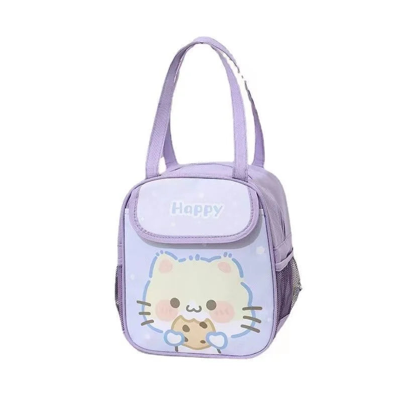 Cartoon Portable Lunch Bag Aluminum Foil Insulated Lunch Box