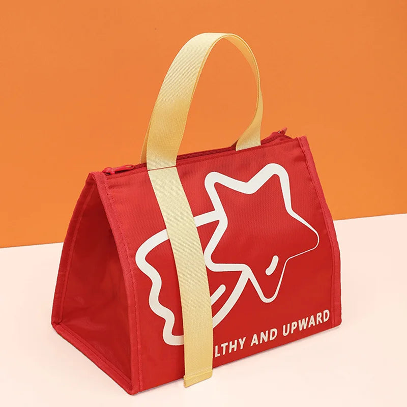 Cartoon Thermal Lunch Bags for Women Portable Insulated Cooler Bento Bag