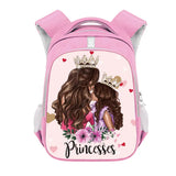 Cartoon Princess Girl Backpack School Bags for Teenage Girls Kid Bookbag Pink