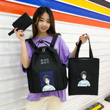 Cartoon Print Children School Bag Female Student Backpack Girl Schoolbag