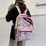Cartoon Graffiti Backpack Large-capacity Schoolbag