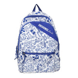 Cartoon Graffiti Backpack Large-capacity Schoolbag