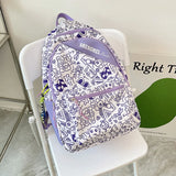 Cartoon Graffiti Backpack Large-capacity Schoolbag