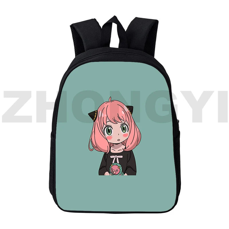 SPY X FAMILY Anya Forger Backpack 12/16 Inch Waterproof Schoolbag