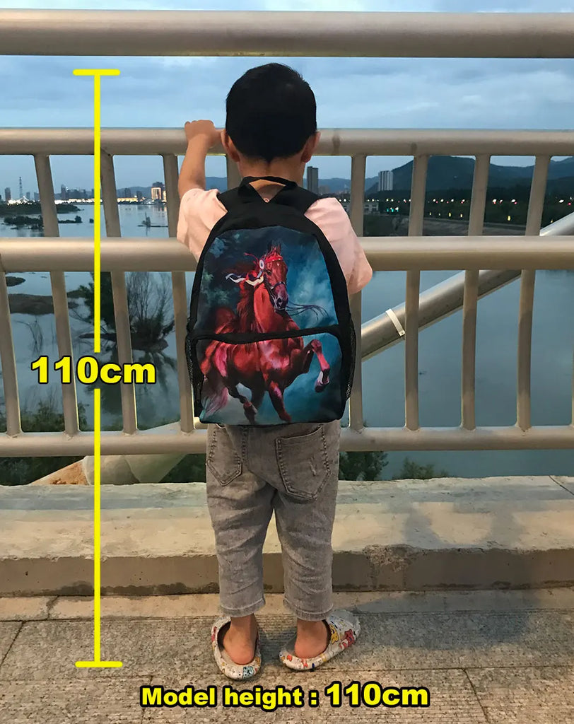 Cartoon Unicorn Print Children School Bags Boys Girls Book Bags Kids Daypack