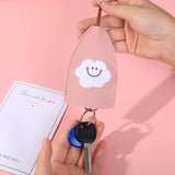 Cartoon Unisex Pull Type Key Bag PU Leather Key Wallets