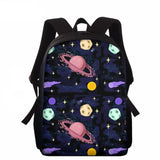Cartoon Universe Pattern Toddler Backpack School Bags