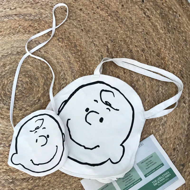 Cartoon Women Shoulder Bag Lady Girl Canvas Handbag Purse Bags