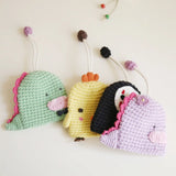 Cartoon Octopus Rabbit Lion Key Bag