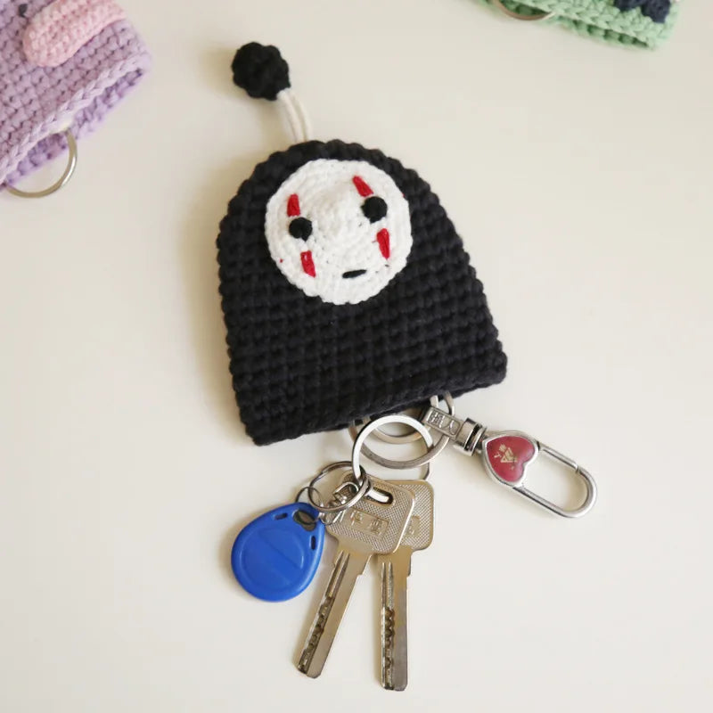 Cartoon Octopus Rabbit Lion Key Bag