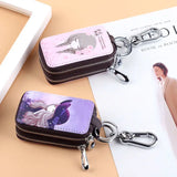 Cartoon Key Case Keychain Car Key Case for Women Large Capacity