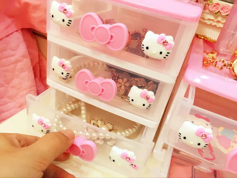Cartoon Multi-Layer Drawer Box Desktop Storage Jewelry Box