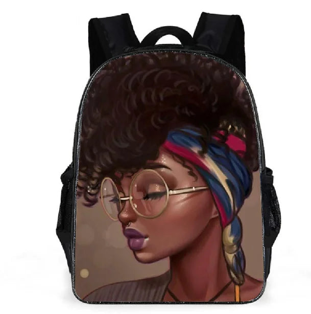 Cartoon Pattern School Bag Backpack Large Capacity Girls Backpack