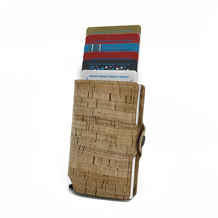 Casekey Vegan Cork Wallet Rfid Blocking Smart Wallet