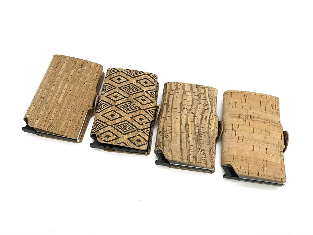Casekey Vegan Cork Wallet Rfid Blocking Smart Wallet