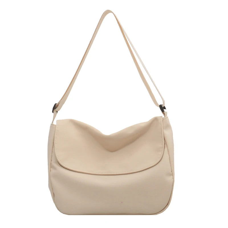 Casual Women Shopper Tote Bag Solid Large Capacity Shoulder Bag Crossbody Bags
