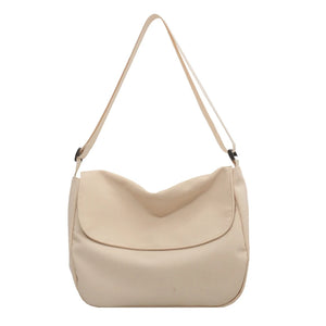 Casual Women Shopper Tote Bag Solid Large Capacity Shoulder Bag Crossbody Bags