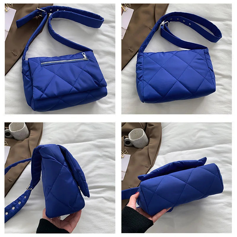 Casual Adjustable Strap Shoulder Bag Nylon Crossbody Bags For Women