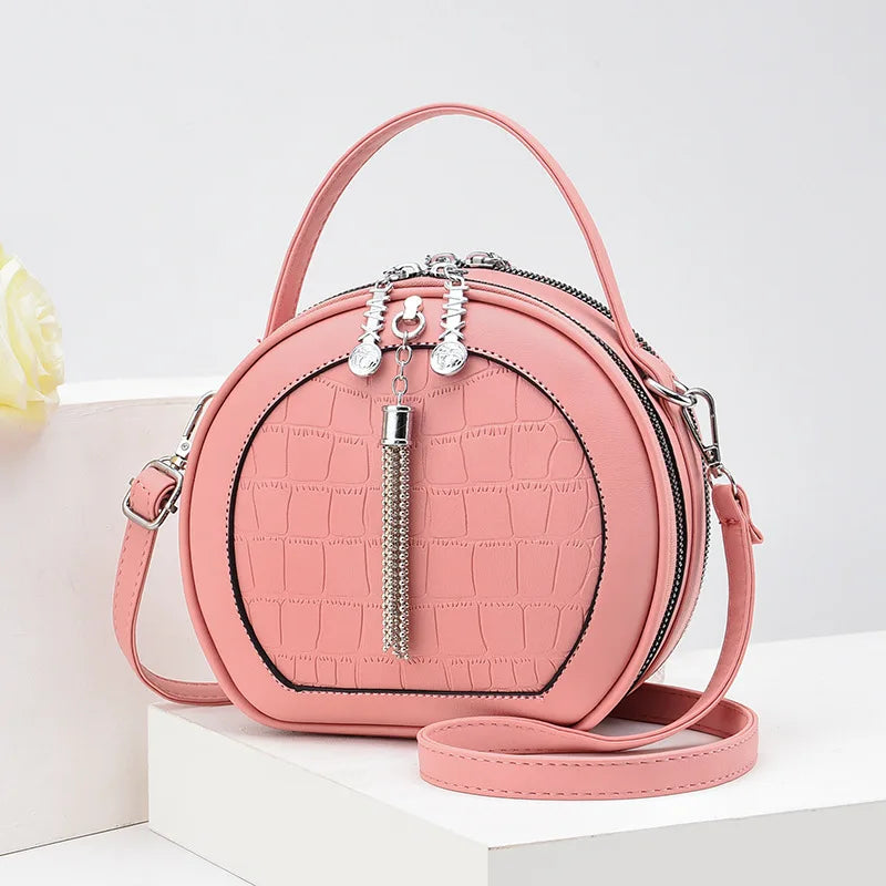 Casual Round Bag Women 2021 Hot Autumn Shoulder Messenger