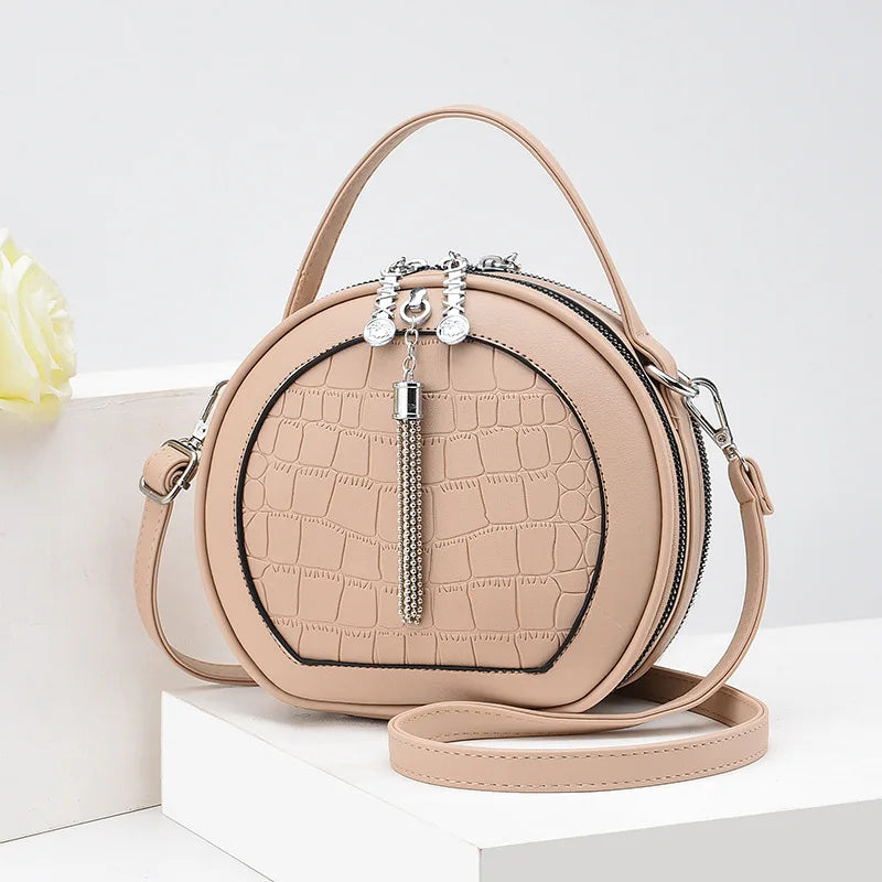 Casual Round Bag Women 2021 Hot Autumn Shoulder Messenger