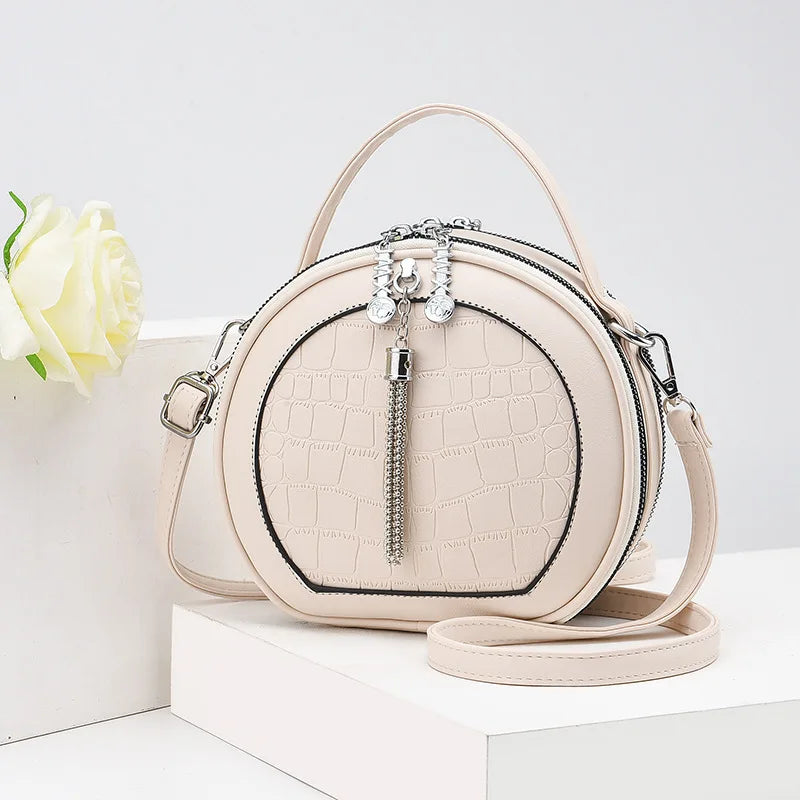 Casual Round Bag Women 2021 Hot Autumn Shoulder Messenger