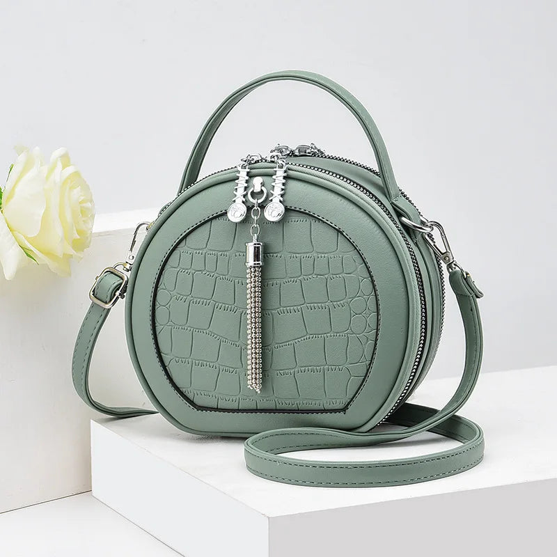Casual Round Bag Women 2021 Hot Autumn Shoulder Messenger