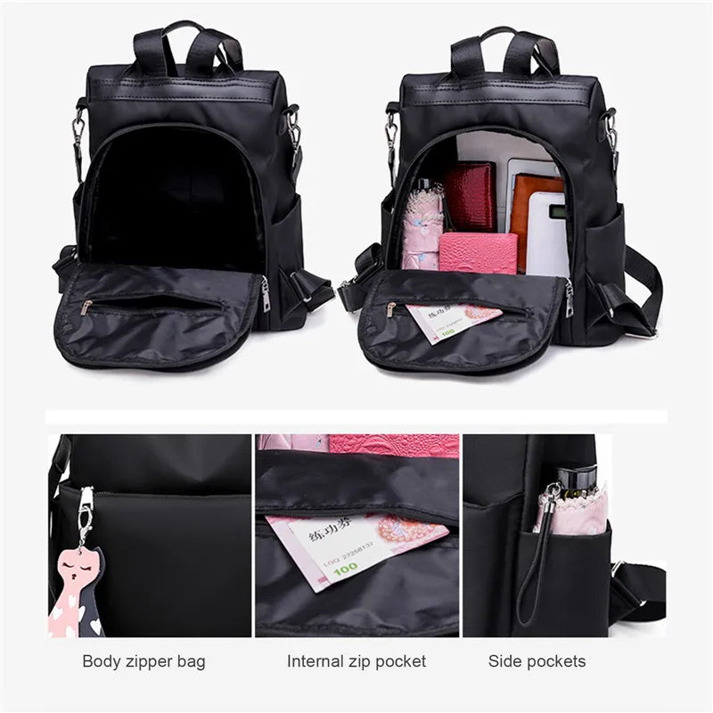 Casual Anti-Theft Backpack Large Capacity School Bags