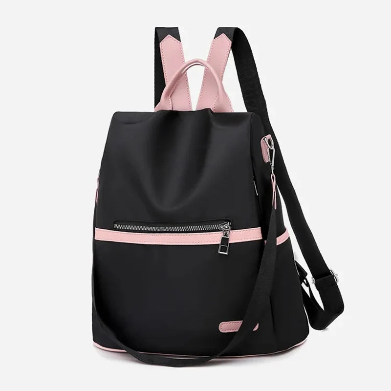 Casual Anti-theft Backpack Women Waterproof Oxford School Bags For Teenage Girls