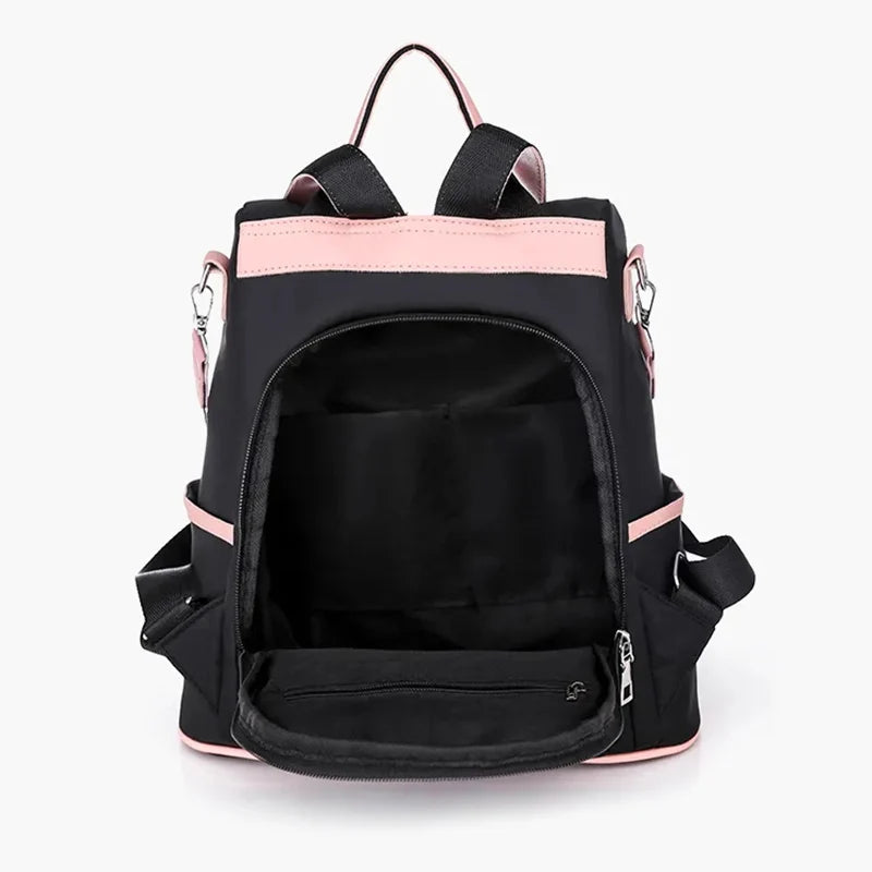 Casual Anti-theft Backpack Women Waterproof Oxford School Bags For Teenage Girls