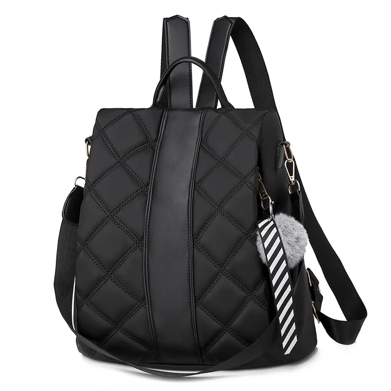 Casual Anti-theft Women's Backpack Oxford Shoulder Bags Large Capacity