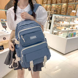 Casual Backpack School Bags For Teenage Girls College Student Women Kids