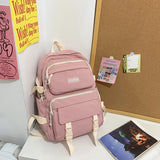 Casual Backpack School Bags For Teenage Girls College Student Women Kids