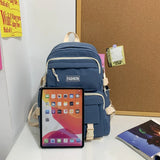 Casual Backpack School Bags For Teenage Girls College Student Women Kids