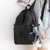 Casual Backpack Women Travel Bag High Capacity Solid Women's Backpack