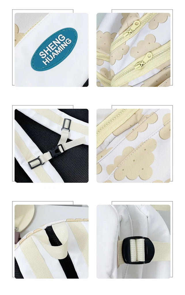 Casual Waterproof Backpack Girl School Bag Travel Laptop Book Bag